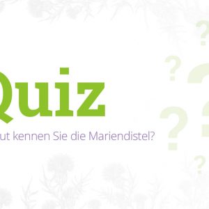 Testen Sie Ihr Wissen über Mariendistel in unserem einfachen Quiz.